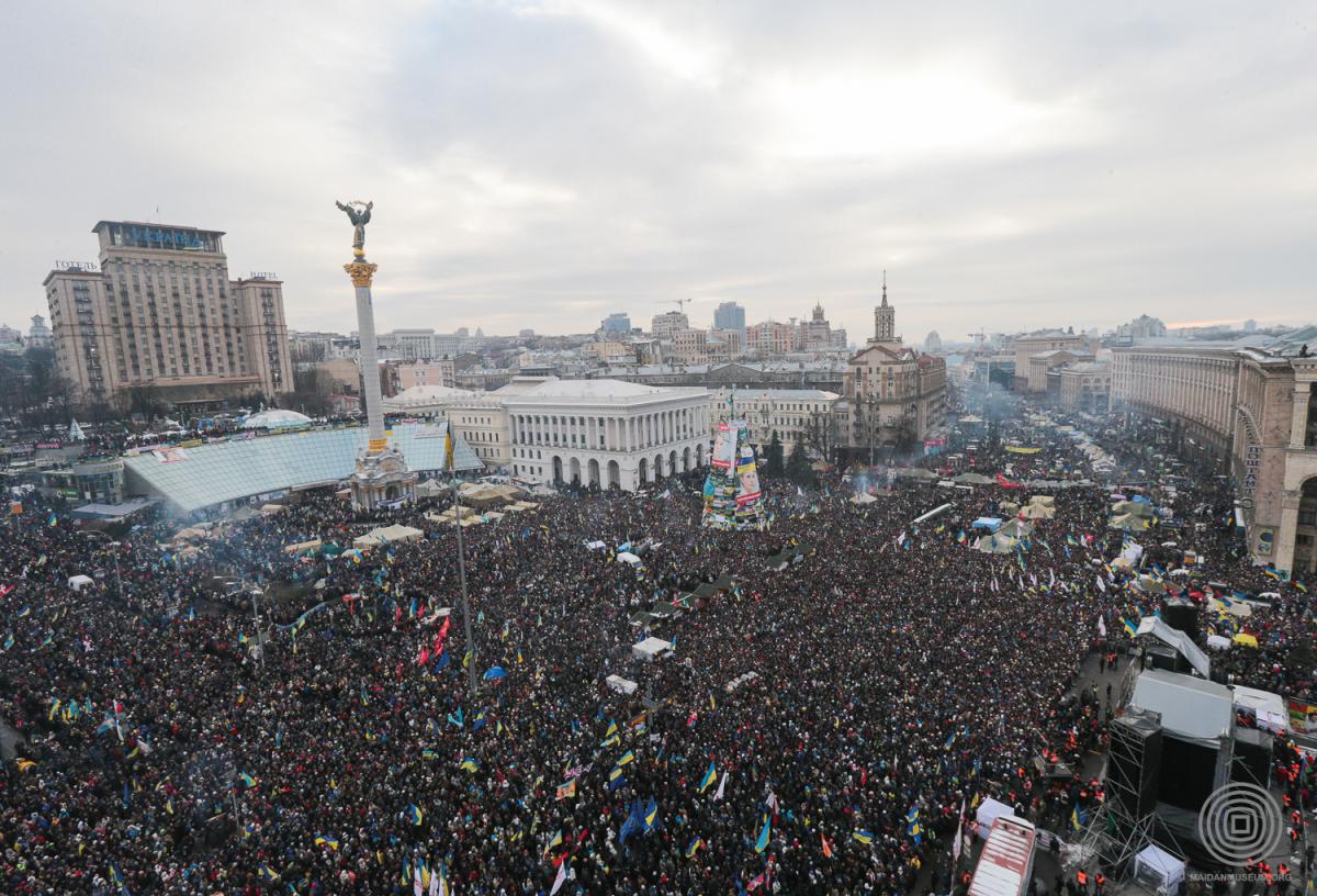 Костянтин Чернічкін  Майдан Незалежності, Київ (вид згори) 15 грудня 2013 року 