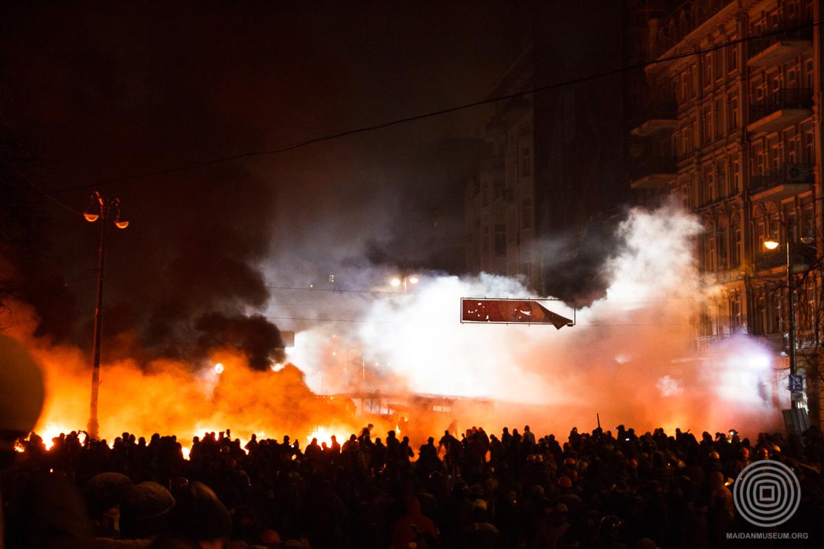 Богдан Пошивайло  Події на вулиці Михайла Грушевського  22 січня 2014 року