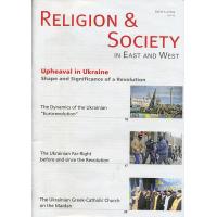 Upheaval in Ukraine. Shape and Significance of a Revolution. Religion &Society in East and West. 5-6/2014 Vol.42. Zurich. 47 s. Eng.